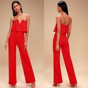 NWT Lulu’s Power of Love Jumpsuit